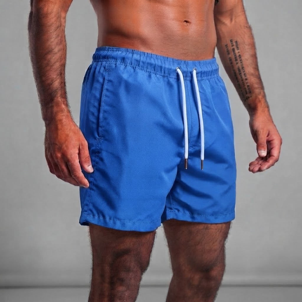 Short Tactel Masculino Praia Azul Royal | Overbeach