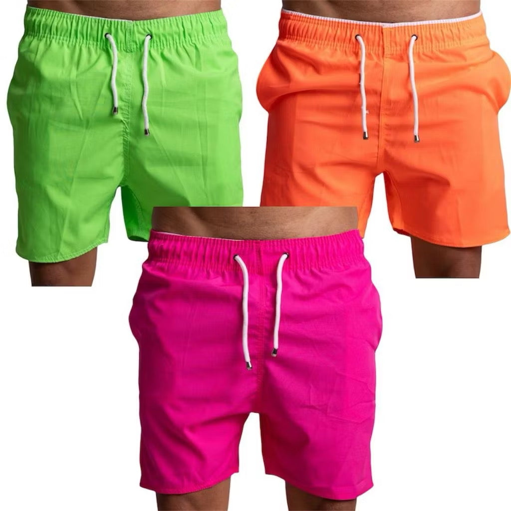 3 short tactel adulto masculino - monte seu kit / bermuda academia, verĂŁo, treino