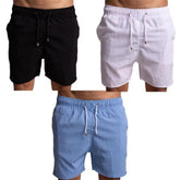3 short tactel adulto masculino - monte seu kit / bermuda academia, verão, treino