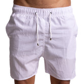 Short masculino tactel básico - Branco