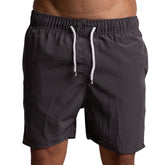 Short masculino tactel básico - Chumbo