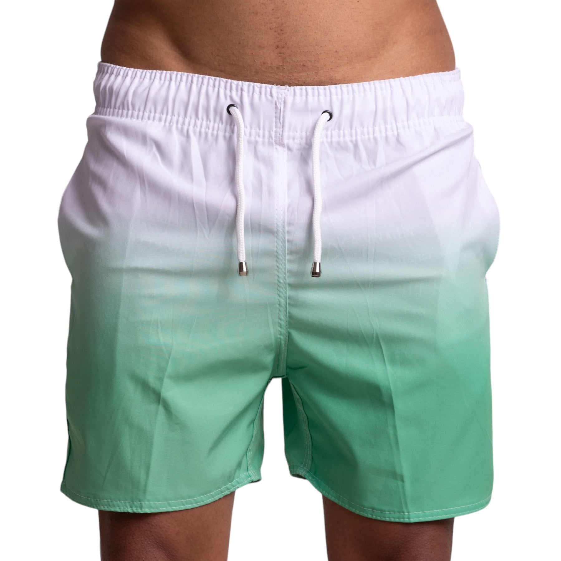 Short masculino tactel básico - degradê verde