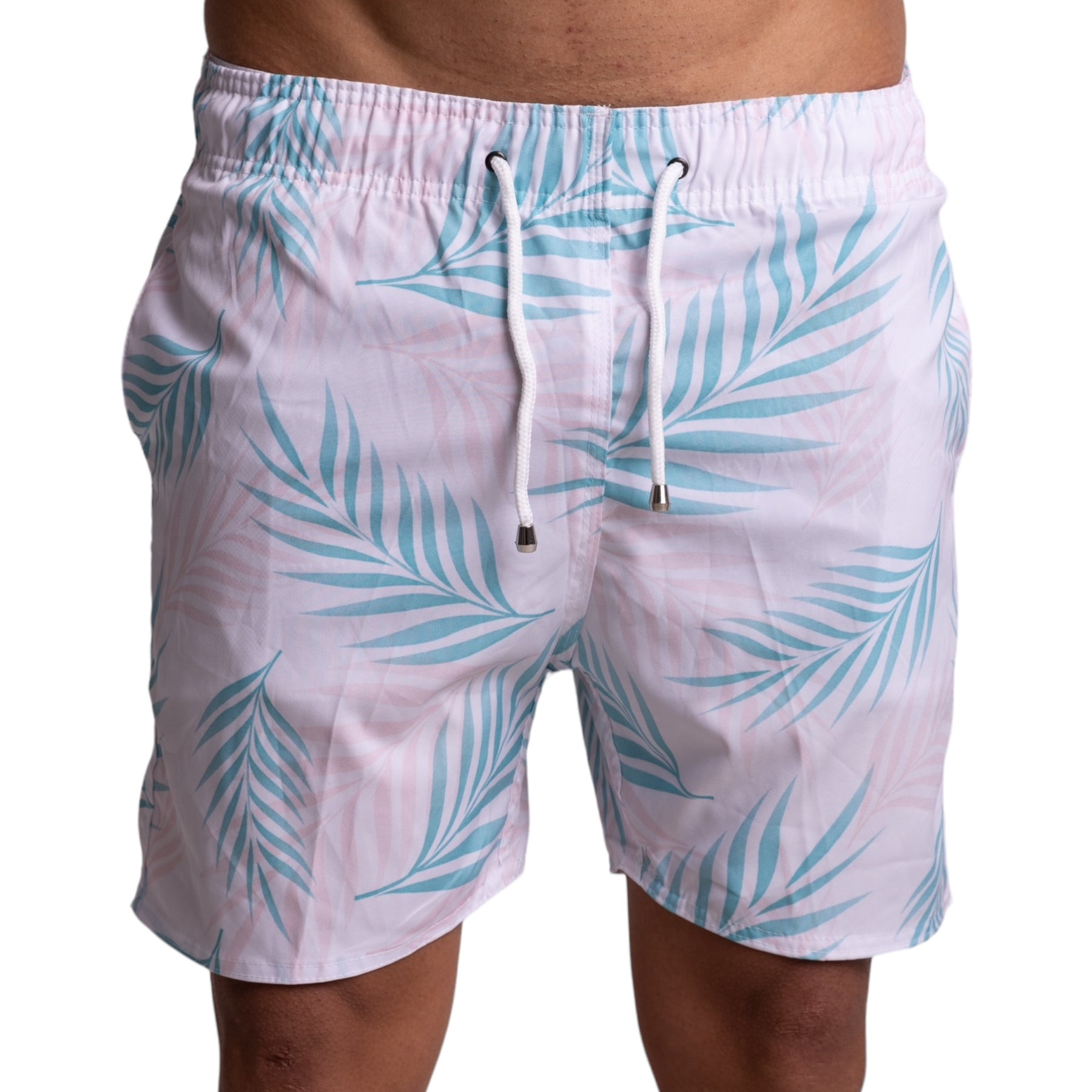 short masculino - floral caribe