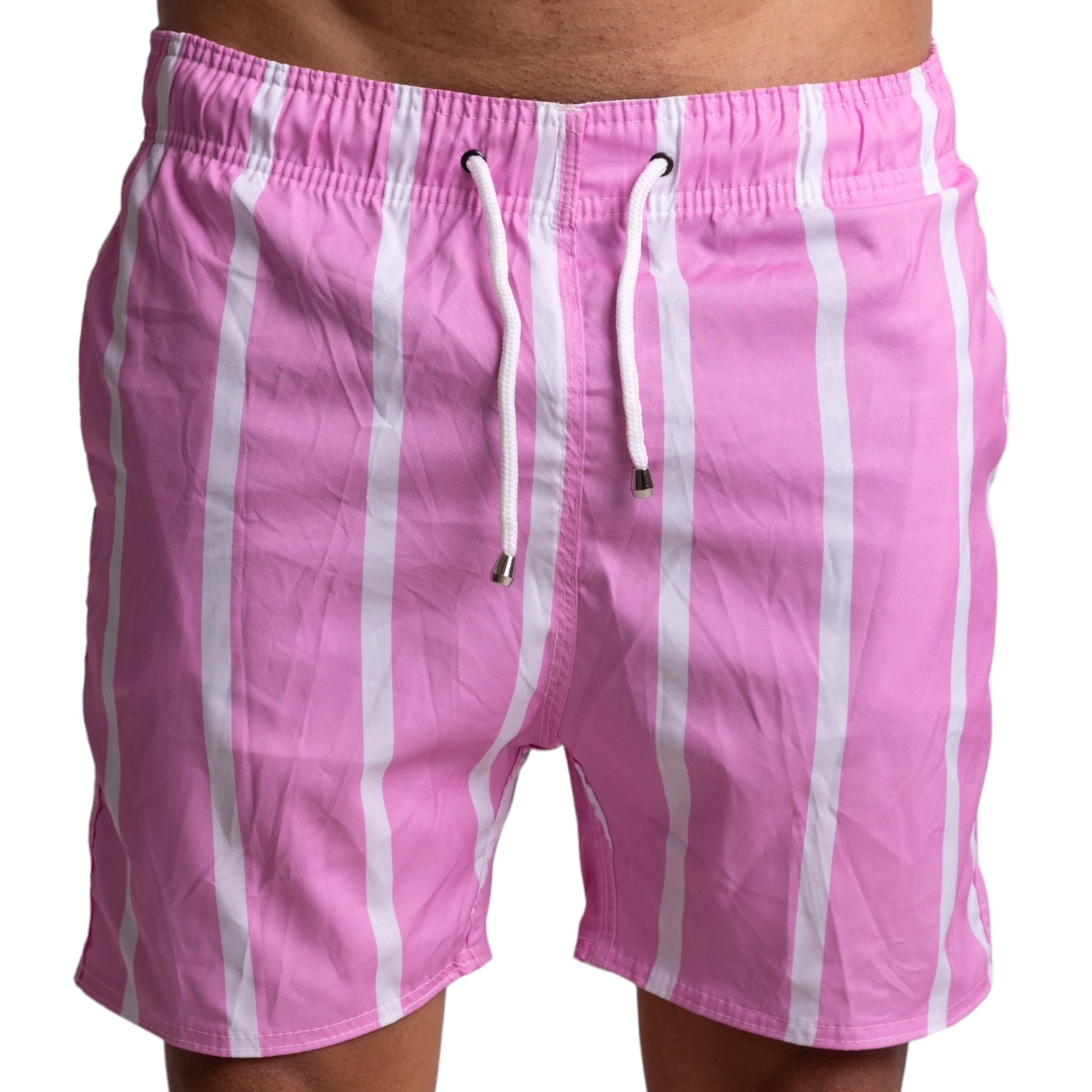 short - listrado rosa