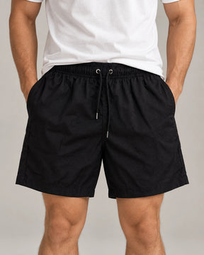 Kit 3 shorts de linho Overbeach - preto